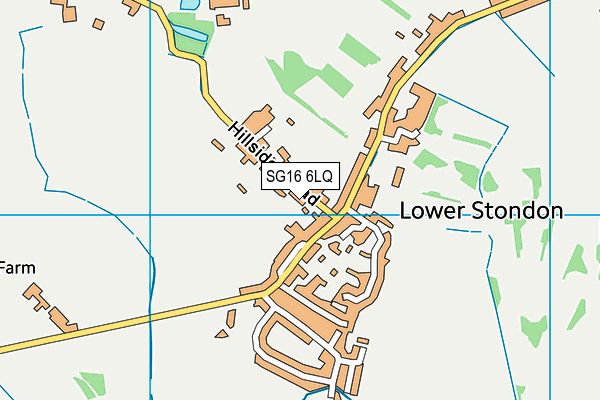 SG16 6LQ map - OS VectorMap District (Ordnance Survey)