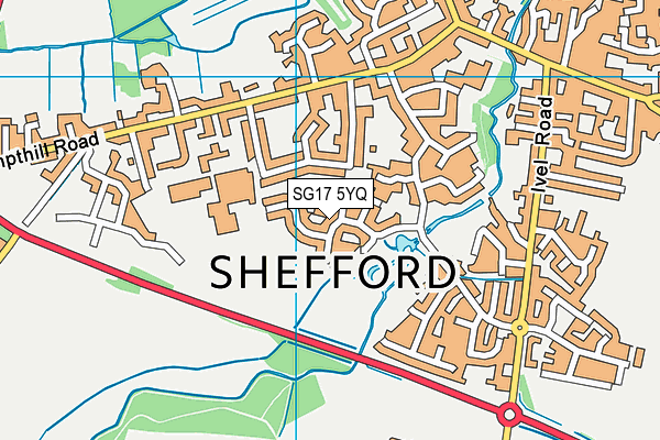 Map of SHEFFORD ELECTRICAL LTD at district scale