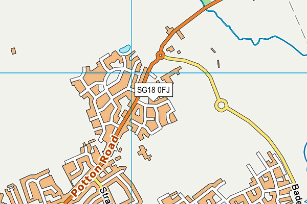 Map of THURSTON'S CONSTRUCTION SERVICES LTD at district scale