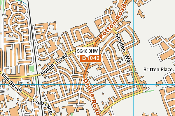 Map of S R K PLUMBING AND HEATING LTD at district scale