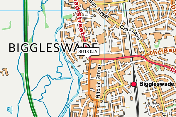 Map of LANGFORD ASSETS LTD. at district scale