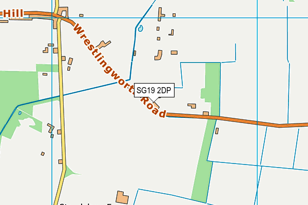 SG19 2DP map - OS VectorMap District (Ordnance Survey)