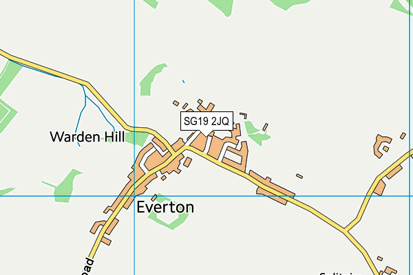 SG19 2JQ map - OS VectorMap District (Ordnance Survey)