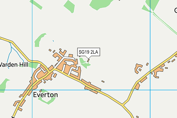 SG19 2LA map - OS VectorMap District (Ordnance Survey)