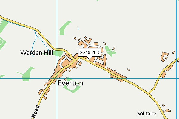 SG19 2LD map - OS VectorMap District (Ordnance Survey)