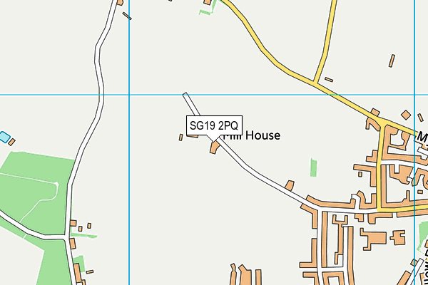SG19 2PQ map - OS VectorMap District (Ordnance Survey)