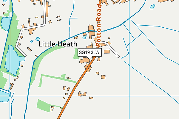 Map of HAND CAR WASH IN GAMLINGAY LIMITED at district scale