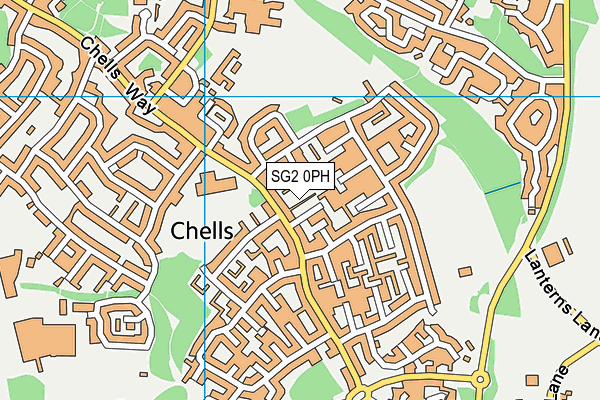 SG2 0PH map - OS VectorMap District (Ordnance Survey)