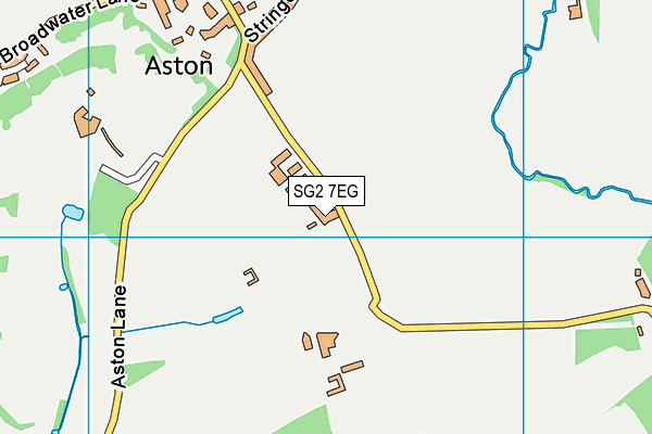 SG2 7EG map - OS VectorMap District (Ordnance Survey)