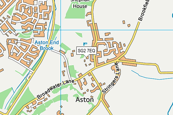 SG2 7EQ map - OS VectorMap District (Ordnance Survey)