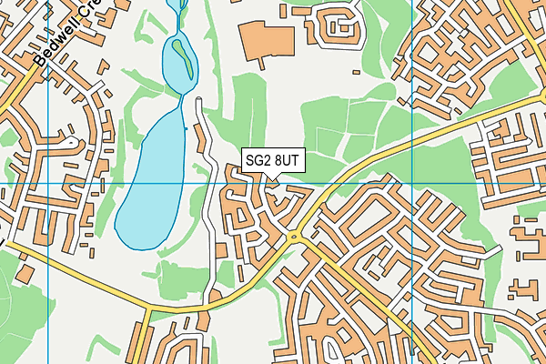 Lonsdale School map (SG2 8UT) - OS VectorMap District (Ordnance Survey)