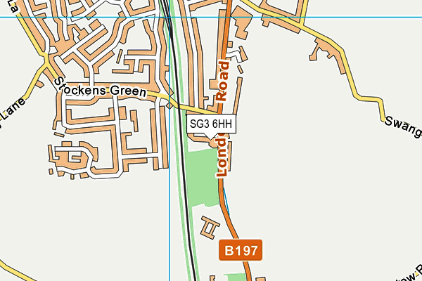 SG3 6HH map - OS VectorMap District (Ordnance Survey)