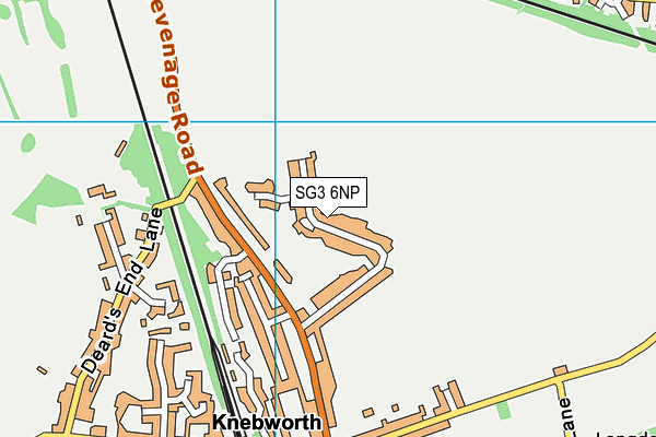 SG3 6NP map - OS VectorMap District (Ordnance Survey)