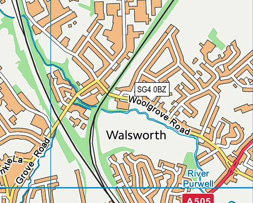 Walsworth Common map (SG4 0BZ) - OS VectorMap District (Ordnance Survey)