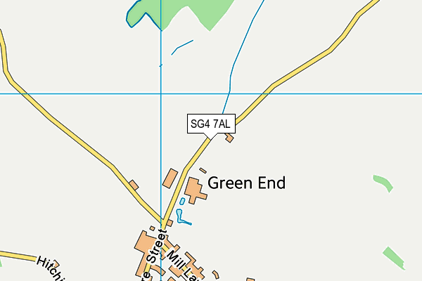 SG4 7AL map - OS VectorMap District (Ordnance Survey)