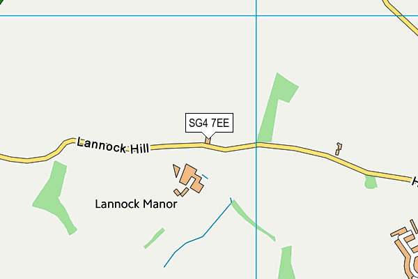 SG4 7EE map - OS VectorMap District (Ordnance Survey)