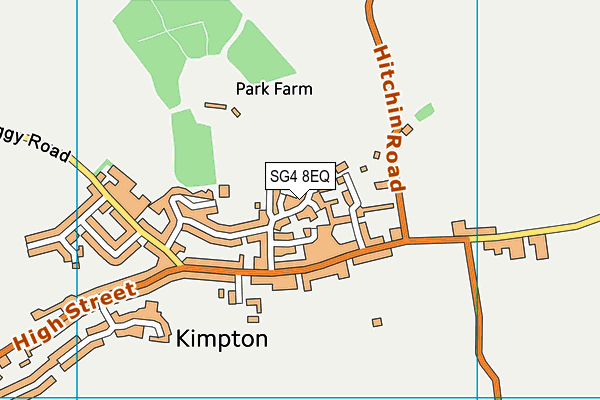 Parkfield Sports Ground map (SG4 8EQ) - OS VectorMap District (Ordnance Survey)