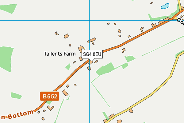 SG4 8EU map - OS VectorMap District (Ordnance Survey)