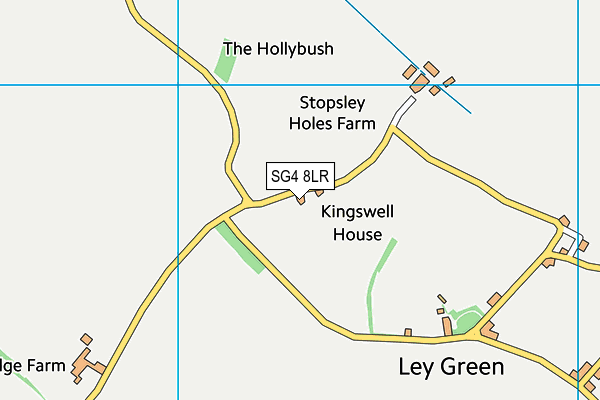 SG4 8LR map - OS VectorMap District (Ordnance Survey)