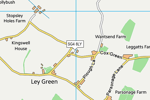 SG4 8LY map - OS VectorMap District (Ordnance Survey)