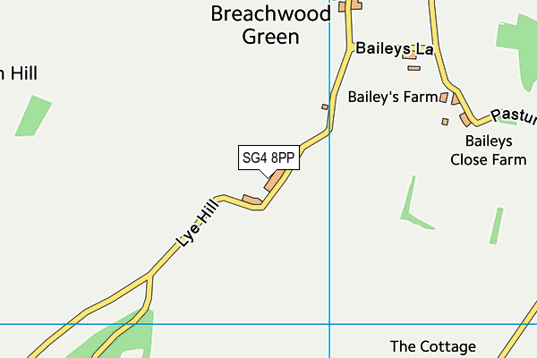 SG4 8PP map - OS VectorMap District (Ordnance Survey)