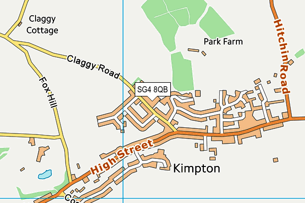 Map of KIMPTON EXPRESS LTD at district scale
