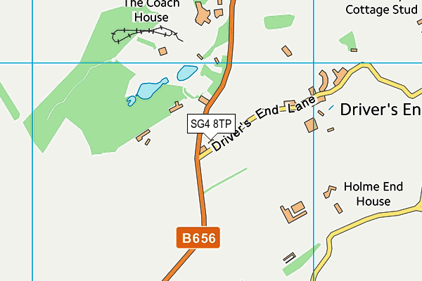 SG4 8TP map - OS VectorMap District (Ordnance Survey)