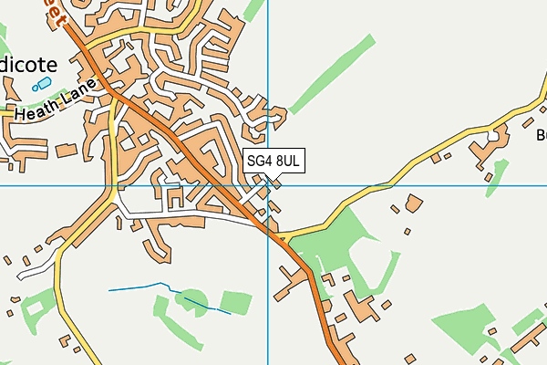 SG4 8UL map - OS VectorMap District (Ordnance Survey)