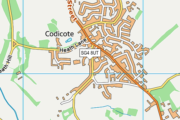 SG4 8UT map - OS VectorMap District (Ordnance Survey)