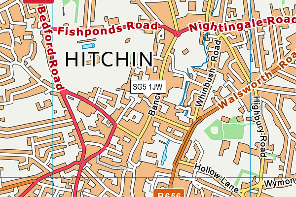 Map of LANTERN INVESTMENTS (HITCHIN) LIMITED at district scale