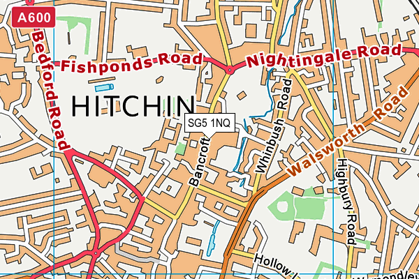 Map of MDR INVESTMENTS HITCHIN LTD at district scale