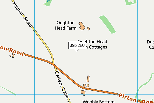 SG5 2EU map - OS VectorMap District (Ordnance Survey)