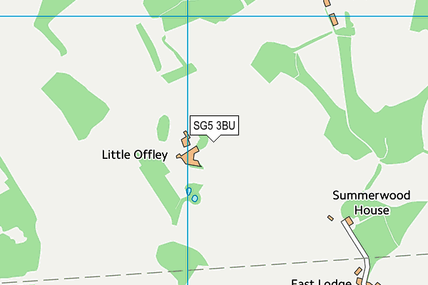 SG5 3BU map - OS VectorMap District (Ordnance Survey)