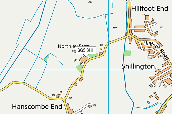 SG5 3HH map - OS VectorMap District (Ordnance Survey)