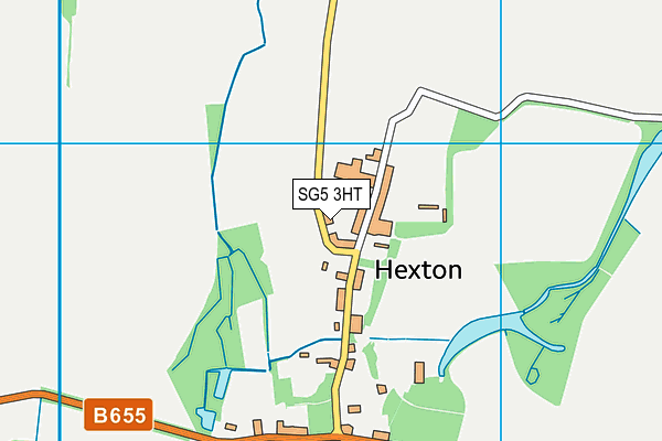 SG5 3HT map - OS VectorMap District (Ordnance Survey)