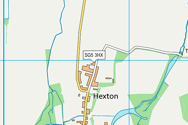 SG5 3HX map - OS VectorMap District (Ordnance Survey)