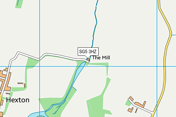 SG5 3HZ map - OS VectorMap District (Ordnance Survey)