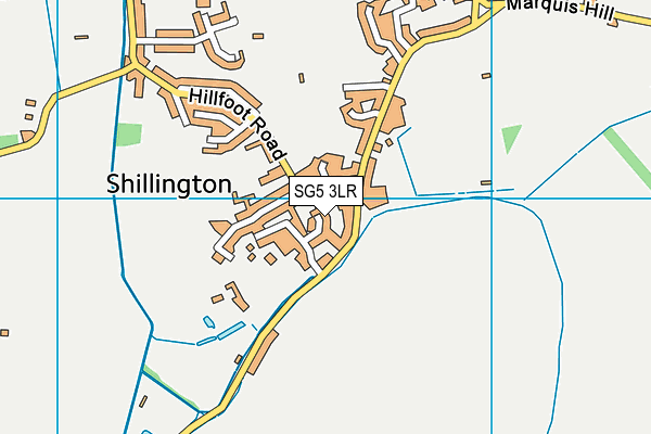 SG5 3LR map - OS VectorMap District (Ordnance Survey)