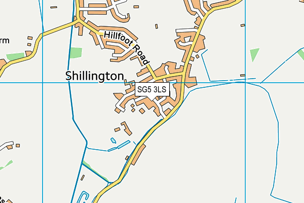 SG5 3LS map - OS VectorMap District (Ordnance Survey)