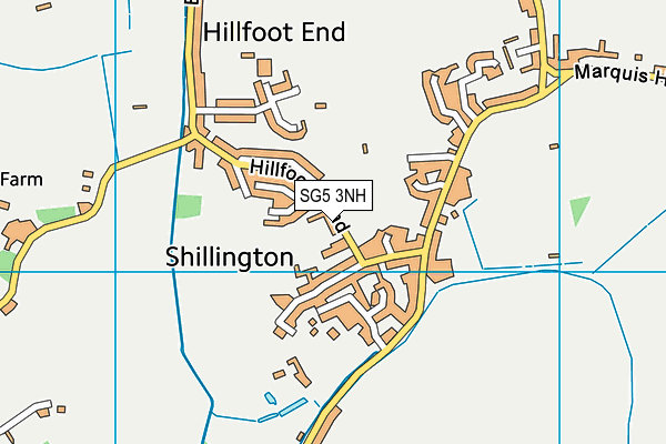 SG5 3NH map - OS VectorMap District (Ordnance Survey)