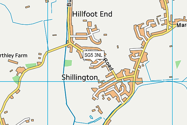 SG5 3NL map - OS VectorMap District (Ordnance Survey)