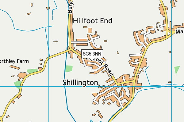 SG5 3NN map - OS VectorMap District (Ordnance Survey)