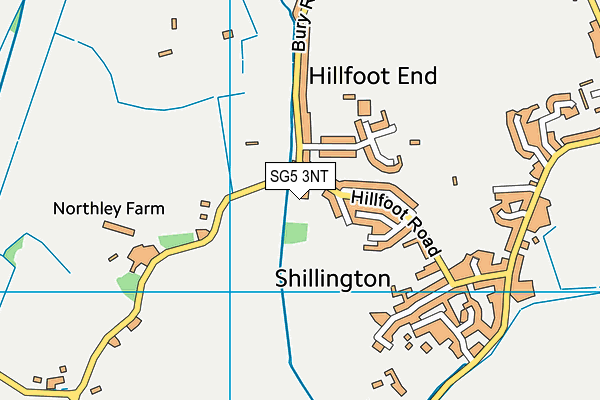 SG5 3NT map - OS VectorMap District (Ordnance Survey)