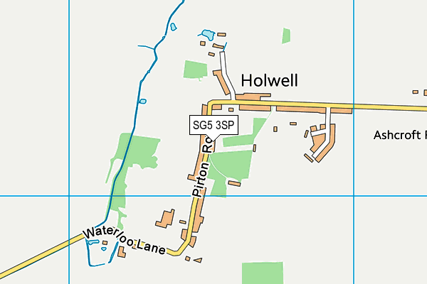 SG5 3SP map - OS VectorMap District (Ordnance Survey)