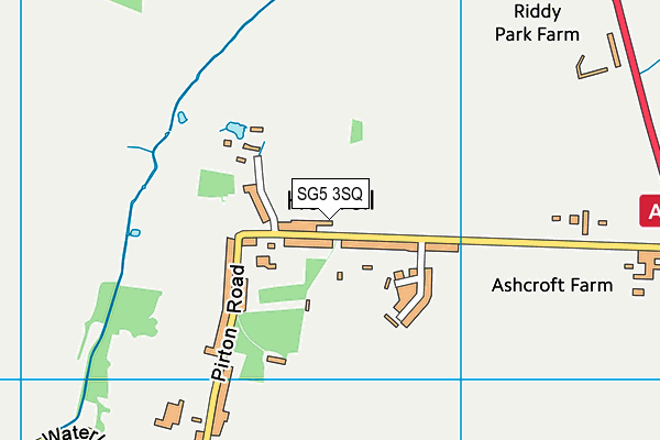 SG5 3SQ map - OS VectorMap District (Ordnance Survey)