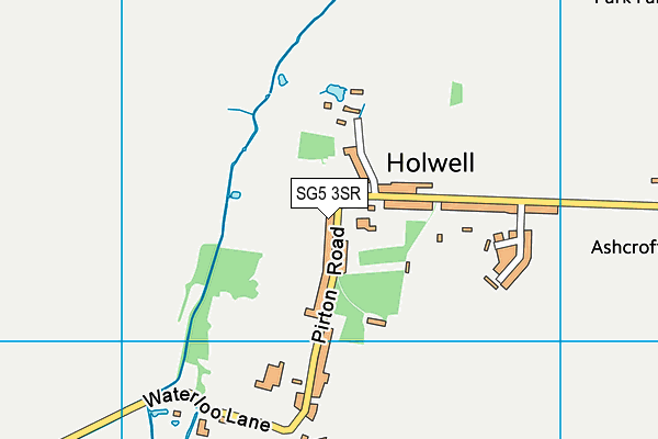 SG5 3SR map - OS VectorMap District (Ordnance Survey)