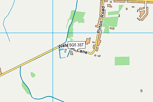 SG5 3ST map - OS VectorMap District (Ordnance Survey)