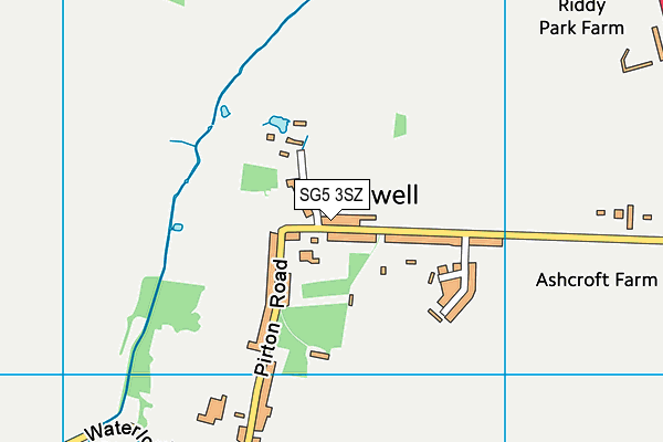 SG5 3SZ map - OS VectorMap District (Ordnance Survey)