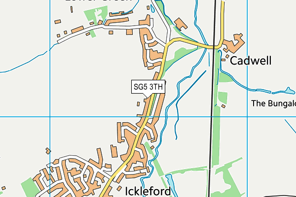 SG5 3TH map - OS VectorMap District (Ordnance Survey)