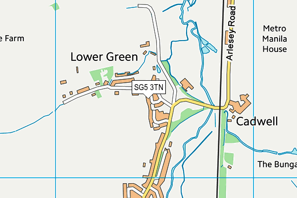 SG5 3TN map - OS VectorMap District (Ordnance Survey)
